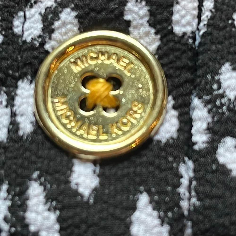 Michael Kors Capris black and white Small, wide elastic waist with draw string